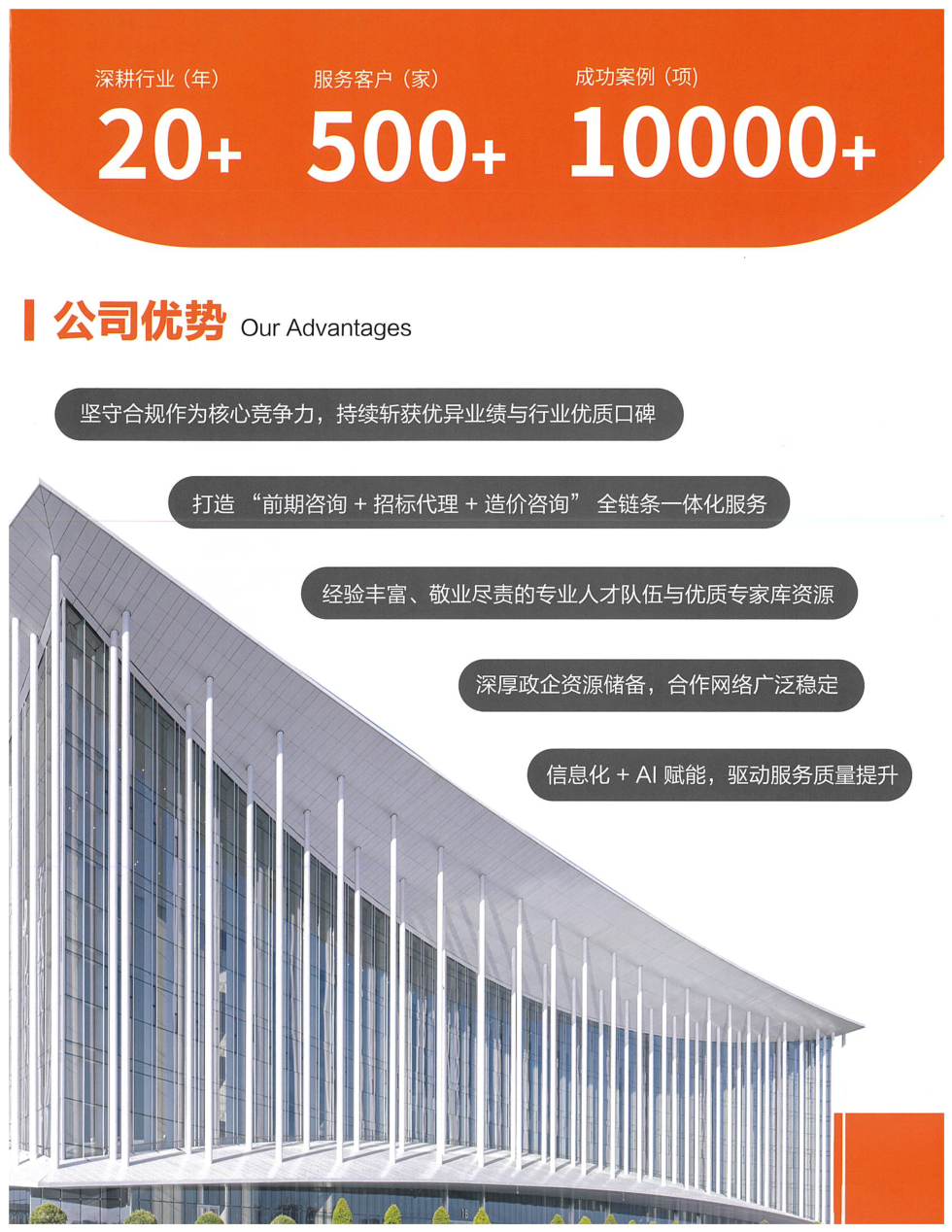 公司优势原始简介页
